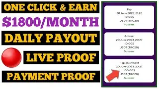 How To Earn $1800 Monthly In 1 Simple Click | Live Withdrawal Proof | Work From Home