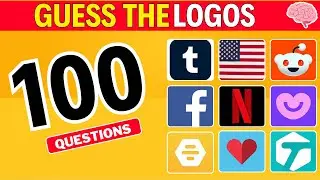 Guess the Logo in 3 Second | Logo Quiz | Easy To Impossible