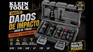 UNBOXING Y REVIEW DE Klein Tools 66070 Juego de llaves de impacto CON ESTUCHE