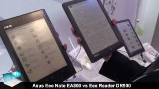 Asus Eee Note EA800 vs Eee Reader DR900 comparison