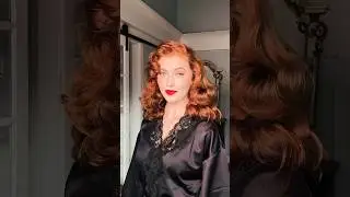 Old Hollywood hair tutorial&hellip; Rita Hayworth inspired!!! #hairstyles #hairstyle #hairtutorial