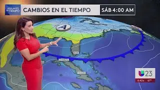 Un frente frío impactará y bajará las temperaturas en el sur de Florida