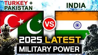 India vs Pakistan and Turkey Military Power 2025 | Turkey Pakistan Army vs Indian Military | Kashmir