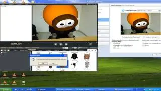 SplitCam Webcam Effect Video South Park Kenny 3D mask