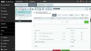 BuildTools Custom Home Builder Software Feature: Budgeting