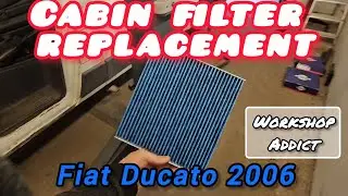 How to Replace Cabin Filter on Fiat Ducato 2006–2014 (250) | Easy DIY Tutorial