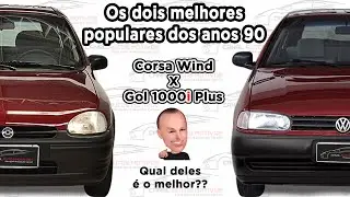 Corsa Wind vs Gol 1000i Plus - Chevrolet Corsa - VW Gol - Corsa - Gol Bola