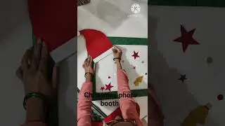 DIY Christmas photo booth #diyphotoframe #photobooth #viralshorts #christmas #creativity