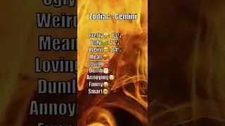 Zodiac sign Gemini