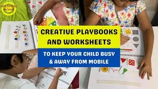 Creative Activity Books and Preschool Worksheets Kit for Toddlers and Preschool Kids