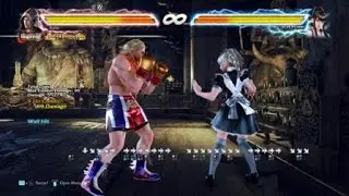 TEKKEN 7- steve rd 2 wall combo 89 damage
