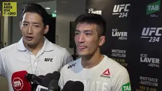 UFC 234: Kyung Ho Kang Reacts to Violent War Against Teruto Ishihara