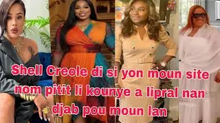 Shell Creole resi blamé tèt li pou tout sak rivel nan fb la/li chwazi fè respè li pou noml pa sité