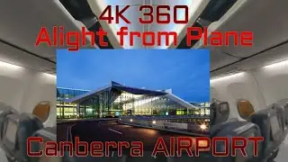 CANBERRA: LANDING IN CANBERRA AIRPORT #4k #insta360x3