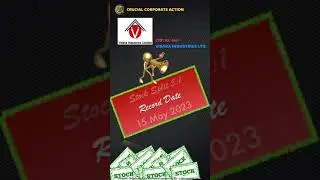 Visaka Industries Limited Stock Split 5:1 | Record Date #shorts