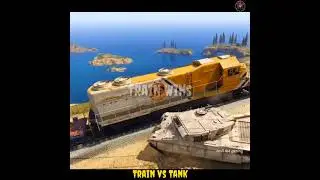 Gta 5 train vs tank | gta v | devil dbd gaming | #shorts