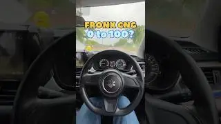 How Fast is Fronx CNG? Real Speed Test #shorts