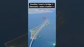 &Oslash;resund Bridge #sweden #denmark #facts