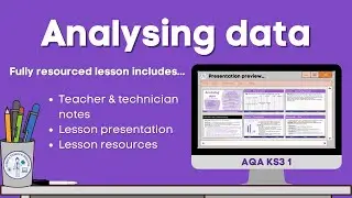 Analysing data Lesson video preview