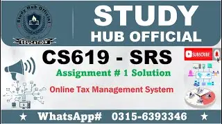 CS619 Assignment 1 SRS solution Online Tax Management System