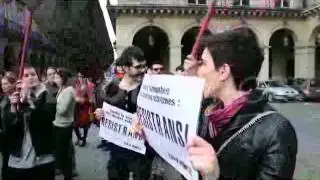 Act Up-Paris protests against the National Front - Paris