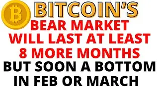Bitcoin's Bear Market Will Last at Least 8 More Months but Soon BTC Will Get a Bear Market Rally
