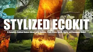 Tutorial: Quickly Master the Installation and Use of the Stylized EcoKit Assets! #blender3d #blender