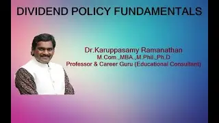 Dividend Policy Fundamentals