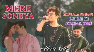 Mere Soneya | Albert Kaboo Live | GMSM College Social 2025 | AS Stage Program