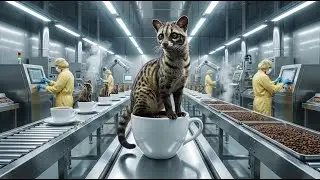 Inside the Civet Coffee Factory: How the World's Most Expensive Coffee Is Made (Full Process)