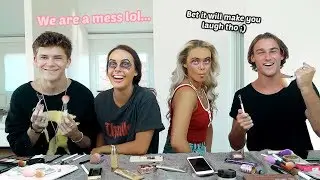 Boy-friend's do our Makeup! ft. Ben Gerrans & Andii *tragic* | Mescia Twins