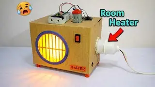 How To Make Mini Room Heater At Home | Cardboard Room Heater | Handmade Room Heater Science Project