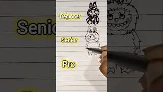 How to Draw Labubu Doll ✨ #labubu