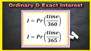 ORDINARY and EXACT INTEREST using approximate and actual time | Part 2 | TAGALOG-ENGLISH