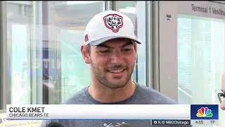 Video: Bears star Cole Kmet joins Special Olympians as O'Hare &lsquo;ambassadors'
