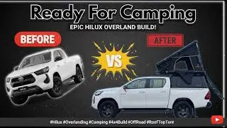 Hilux Camping Setup | Canopy & Rooftop Tent Install | Australia Travel | Ramesh&Pabitra