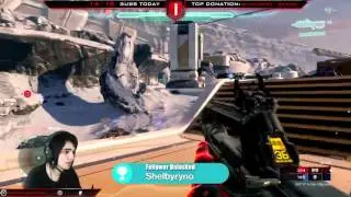 Halo 5 warzone Gamesager in a banshee. 2 over kills. killtrocity