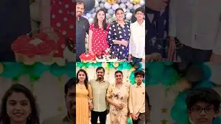 AP MLA Roja selvamani ❤️ daughter's birthday party rare pic's #family #love #song #birthday