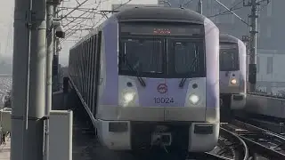上海地鐵10號線Shanghai Metro Line 10 虹橋火車站Hongqiao Railway Station＞基隆路Jilong Road[4K60 HDR]