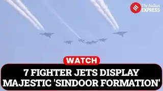 Republic Day 2026: 7 Fighter Jets Roar Over Kartavya Path In Majestic Op Sindoor Formation