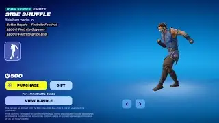 Fortnite Side Shuffle All Icon Series Emotes Return In Item Shop and Rare Skins Return As Well!