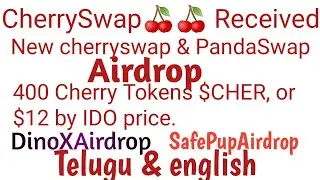 How to with draw cheery tokens, cheery airdrop#cherryswap #Dionxairdrop #safepupairdrop