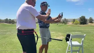 Golf Swing Fix: Stand It Up, Shallow It Out | Martin Chuck | Tour Striker Golf