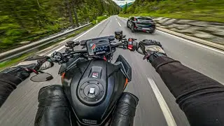 Beautiful Landscape - KTM 1390 Superduke R Wheelies / Sound 4K