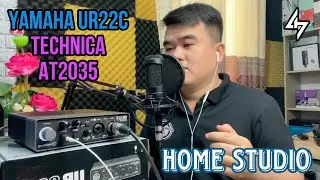LHS | Tự L&agrave;m Ph&ograve;ng Thu Chất Lượng Tại Nh&agrave; Với Soundcard Yamaha UR22C + Micro Technica AT2035 +Cubase