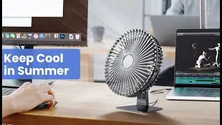 USB Desktop High Speed Fan, 6.5 Inch - GAIATOP
