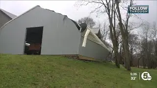 Snow piles remain, cleanup continues in Ashtabula Co. following post-Thanksgiving storm