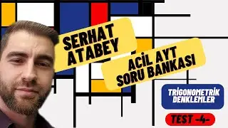 Trigonometrik Denklemler Test -4- | 2023 ACİL MATEMATİK AYT SORU BANKASI ÇÖZÜMLERİ