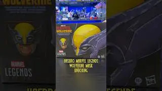 Marvel Legends Series Wolverine Premium Roleplay Mask Unboxing #marvel #marvellegends #wolverine