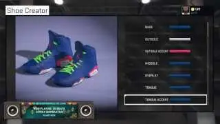 NBA 2K15 Shoe Creator - Air Jordan 6 GS 